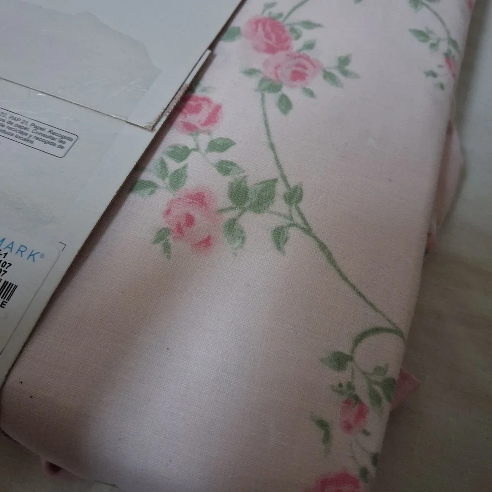 Primark‎ Home Pink Floral Rose Double Duvet Set Cotton Rich 200x200cm New
